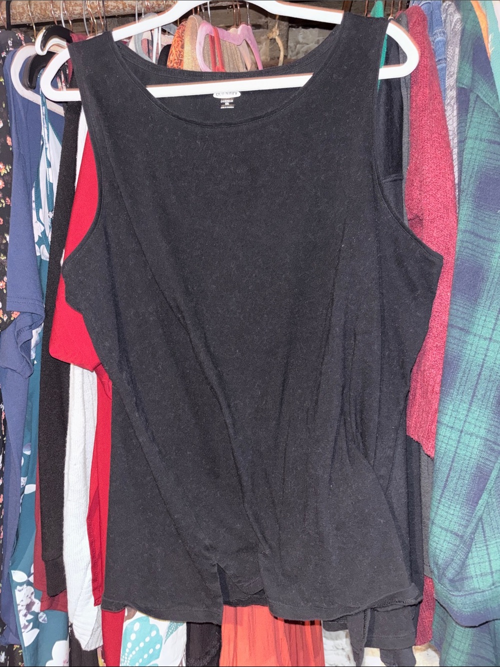 Old Navy Black Sleeveless Tank Top